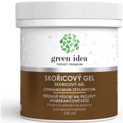 Topvet Green Idea škoricový masážny gel - celulitída 250ml