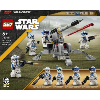 LEGO® Star Wars™ 75345 Bojový balíček klonovaných vojakov z 501. légie od  14,5 € - Heureka.sk
