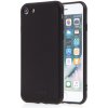 Kryt SWISSTEN Soft Joy pre Apple iPhone 7 / 8 / SE (2020) / SE (2022) - príjemný na dotyk - silikónový - čierny