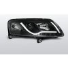 TUNING-TEC Predné svetlá, AUDI A6 C6, 2004-2008, LED TUBE LIGHTS ČIERNA