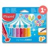 Voskovky Maped Wax JUMBO, trojhranné 12 farieb