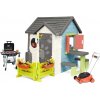 Smoby Domček so záhradnou reštauráciou Chef House DeLuxe s grilom a kosačkou Black&Decker