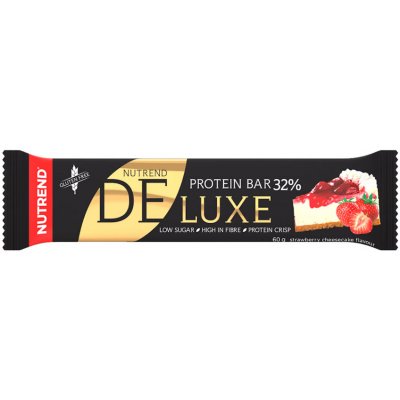 NUTREND Deluxe proteín tyčinka jahodový cheesecake 60 g