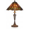 Tiffany lampa atmosferická vitráž FIRE Ø40*60