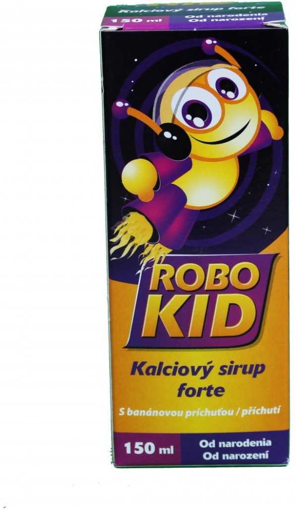 Valeant Robokid kalciový sirup Forte banán 150 ml od 4,8 € - Heureka.sk
