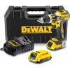 Dewalt DCD737D2 - Bezuhlíková AKU príklepová vŕtačka 14,4V XR®, 2x AKU 2,0Ah, nabíjačka, kufor