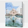 Vymalujsisam.sk Maľovanie podľa čísiel - Taj Mahal 3 Veľkosť: 40x60cm, Rám: Na kartónovej doske
