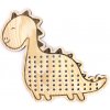 Libelula Drevené tvary na šnurovanie - MiniDots - Dinosaurus