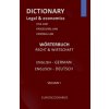 DICTIONARY LEGAL and ECONOMICS ENGLISH GERMAN (Esteban Bastida Sanchez)(Brožovaná)