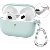 Silikónové puzdro Enkay Hook case mätové – Apple AirPods 4