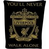 Liverpool FC flísová deka čierna