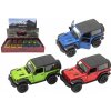 Auto Kinsmart Jeep Wrangler 2018 pevná strecha 12 5cm kov na spätné natiahnutie výber 4 farby 1:34