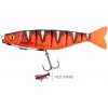 Fox Rage Pro Shad Jointed Loaded 18cm UV Red Wake gumová nástraha