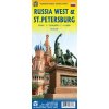 plán Saint Petersburg (Petrohrad) 1:14 t., západní Rusko 1:3,2 mil. ITM