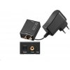PREMIUMCORD Prevodník z digitálneho SPDIF a optického Toslinku na 2x CINCH kjtosred04
