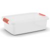 KIS K Latch Box M, průhledná/oranžová