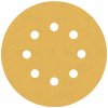 BOSCH Brúsny papier EXPERT C470 s 8 otvormi, 125 mm, zrnitosť 180, 50 ks 2608900913
