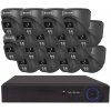 Securia Pro kamerový systém NVR16CHV4S-B DOME smart, čierny Nahrávanie: 4TB disk