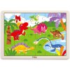Viga 51460 Puzzle na podložke 24 dielikov - dinosaury