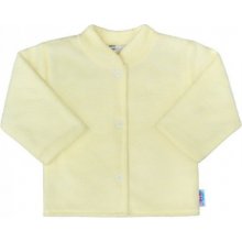 New Baby dojčenský froté kabátik svetlo žltý
