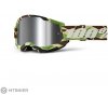 100% STRATA 2 okuliare, War Camo/Mirror Silver Lens