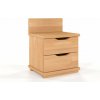 CHROB Drevený nočný stolík Arhus II buk - prírodná