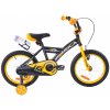 Fuzlu Detský bicykel Hula boy čierno žltý 10