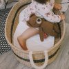 Perfekt nábytok Prírodný baby kôš na prebaľovanie BEBE