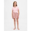 GAP Detské flanelové pyžamové šortky Ružová 6