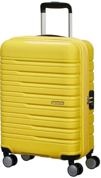 American Tourister FLASHLINE POP SPINNER 55 EXP Lemon Yellow 36 L