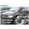 Deflektory Heko Mitsubishi L-200 Double Cab 2006 - 2015 predné + zadné
