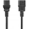 Nedis CEGL10500BK30 - Napájecí kabel | IEC-320-C14 Zásuvka – IEC-320-C13 Zásuvka | Přímý | Přímý | 3 m | Černá