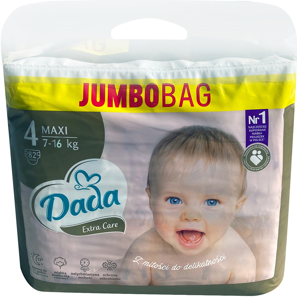 DADA EXTRA CARE 4 MAXI 7-16 Kg 82 Ks