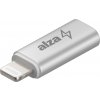 AlzaPower USB-C (F) to Lightning MFi (M) – strieborná APW-ADTCMFI01S