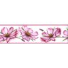 Samolepiace bordúry B 83-12-02, rozmer 8,3 cm x 5 m, kvety ružové, IMPOL TRADE