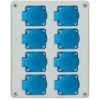 Rozvodnica zásuvková R-BOX, 8x250V