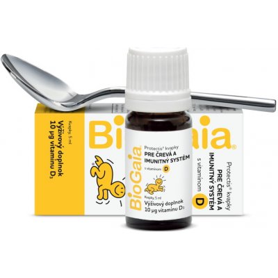 BIOGAIA Protectis Detské kvapky s vitamínom D 5 ml
