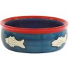 MAGIC CAT Miska keramická s rybkou 12,5 cm