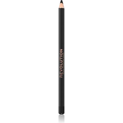 Makeup Revolution Kohl Eyeliner kajalová ceruzka na oči odtieň Black 1.3 g