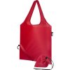 Skladacia nákupná taška z RPET Sabia - Červená