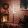 Shumee LED strom s dizajnom palmy 192 teplých bielych LED 300 cm