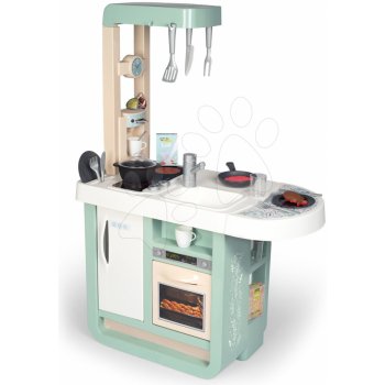 Smoby Cherry Kitchen Green s jedálenským stolom rúrou a chladnička s 25 doplnkami