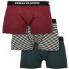 Pánske boxerky Urban Classics 3PACK čierna | modrá | biela | zelená | tmavočervená | červená | viacfarená XL Urban Classics 4053838681503