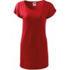 MALFINI Tričko/šaty Love 123, krátký rukáv, dámské MAL-1230714 M Červená