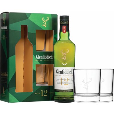 Glenfiddich Special Reserve 12y 40 % 0,7 l (dárčekové balenie 2 poháre)