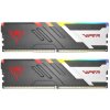 Patriot Viper Venom/DDR5/32GB/6200MHz/CL40/2x16GB/RGB/Black, PVVR532G620C40K
