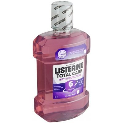 LISTERINE Total Care Teeth Protection Clean Mint ústna voda 1 l