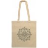 Látková taška s dlouhým uchem - potisk mandala