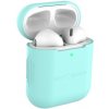 AlzaGuard Skinny Silicone Case na Airpods 1. a 2. generácie, zelené AGD-ACSS1E