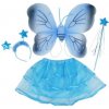 Detský kostým Motýlik modrý (4 časti )